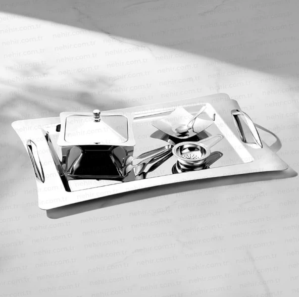 Nehir Karanfil Sade 28 Parça Çay Takımı - 2