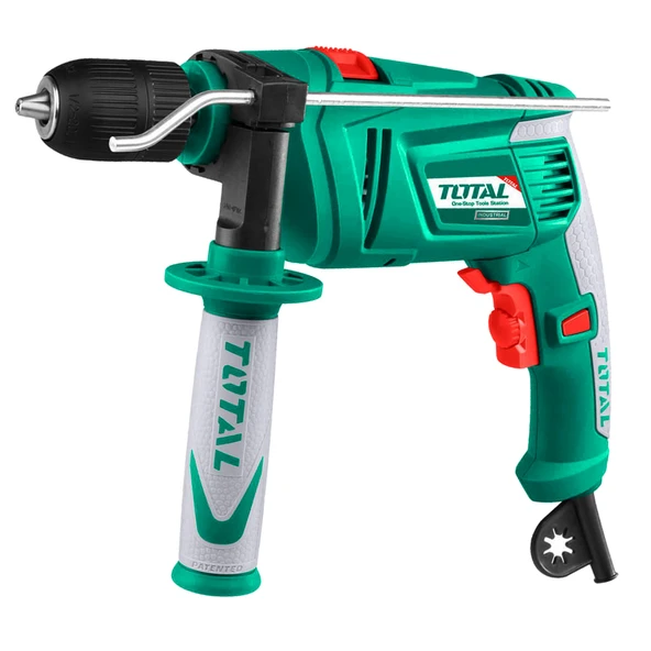 Total Darbeli Matkap 850 W TG109136-2 Metal Beton Ahşap Kömürlü Delme Kırıcı Delici - 5