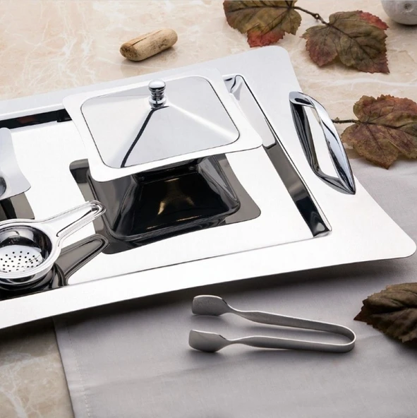 Nehir Karanfil Sade 28 Parça Çay Takımı