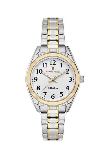 DANIEL KLEIN DK102-DK.1.13689-3 ALTIN KAPLAMA RAKAMLI KADIN KOL SAATİ