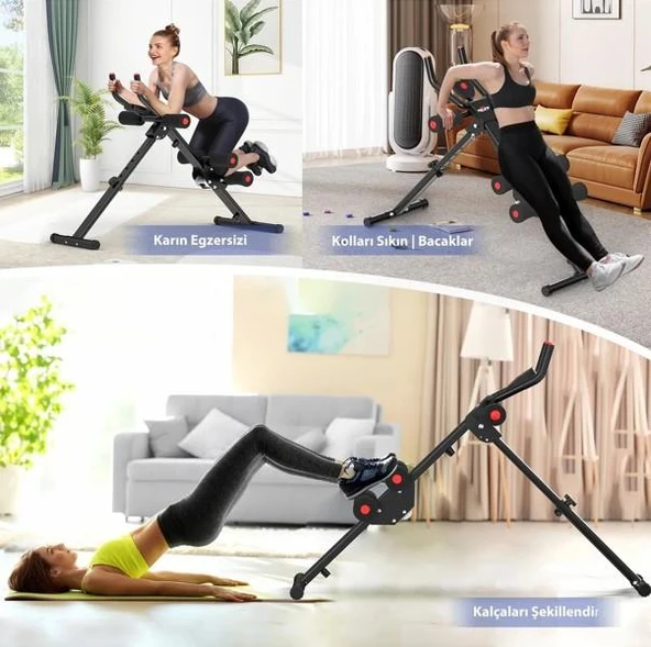 Relife Abdominal Karın Kas Egzersiz Spor Aleti - 6