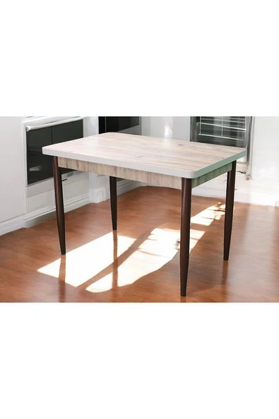 Yemek Masası Mdf 4 Kişilik 70x110cm Kaliteli Sabit Mutfak Masası Mobilya - 6
