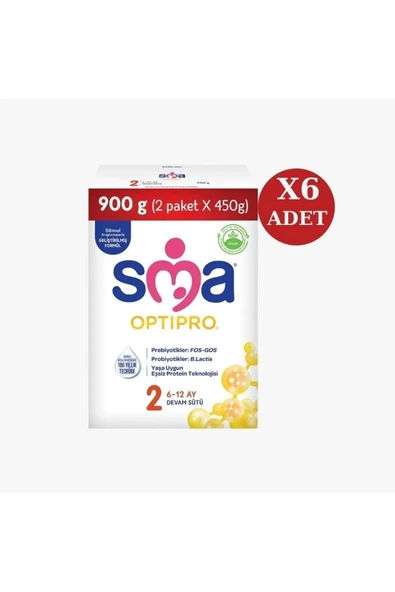 Optipro 2 Probiyotik Devam Sütü 6lı 900 gr