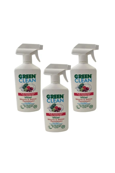 Green Clean meyve sebze Temizleyici 500 ml X 3 adet ürün görseli