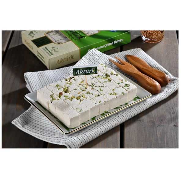 Aktürk Kastamonu Çekme Helva Antep Fıstıklı 250 gr x 2 Adet - 3