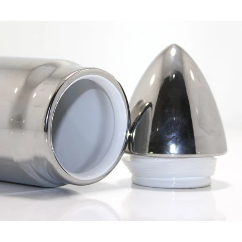 Mermi Tasarımlı Termos Bardak Gümüş - Resim 2