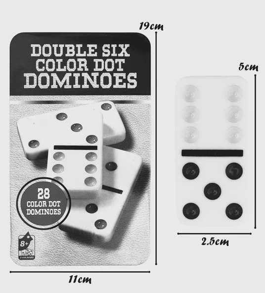 Metal Kutulu Domino 28 Parça Set - 5