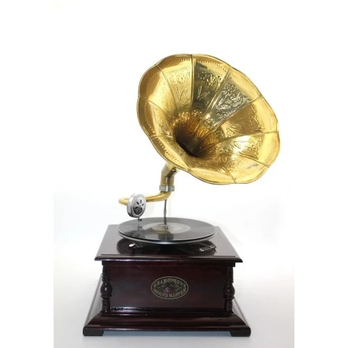 Ahşap Kare Gramofon Plak Çalar ürün görseli