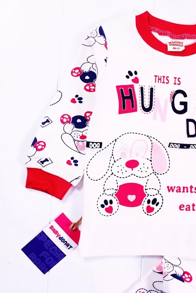 Eterelle Hungry Desenli Kız Çocuk Pijama Takımı - 2