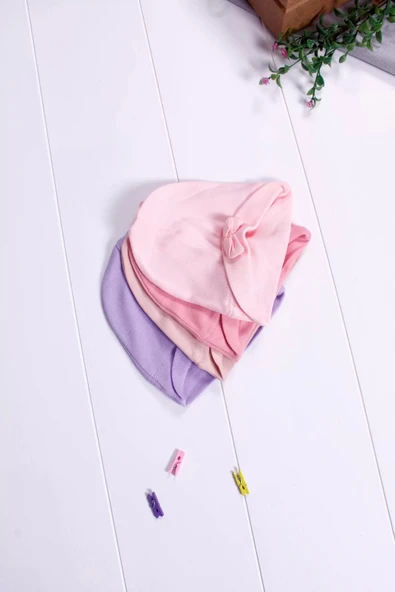 Eterelle Robası Astarlı Fiyonk Şapkalı Kız Bebek Tulum - 5