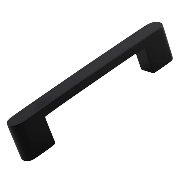 Uhud Kulp 96 mm Siyah Metal Mutfak Mobilya Çekmece Mutfak Dolap Dolabı Kulpları Kapak Kulbu 9.6 cm - 4