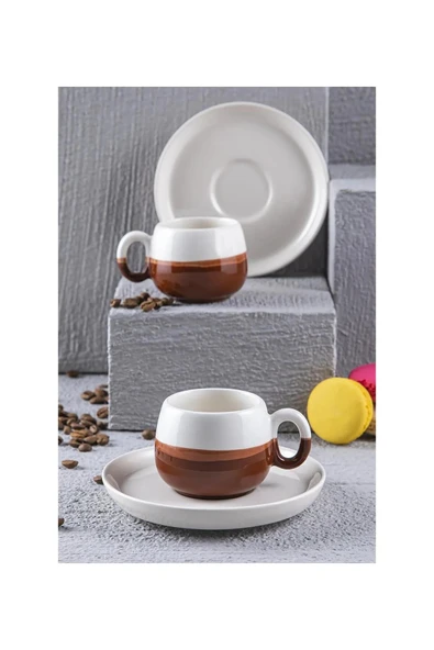 Homemade El Yapımı 2'li Nescafe-Çay Fincanı 220 Ml.