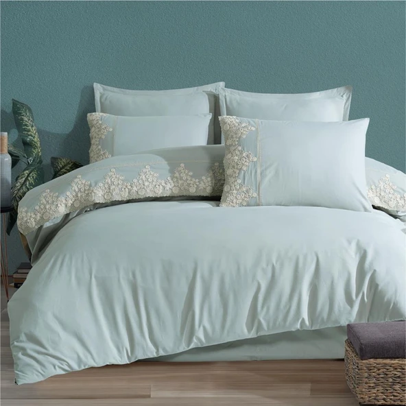 Clasy Nevresim Takımı Çift Kişilik Osela V5 Mint ürün görseli