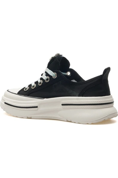 Guja 25Y389 Kadın Dili Taşlı Sim Bağ Kalın Taban Sneaker - 8