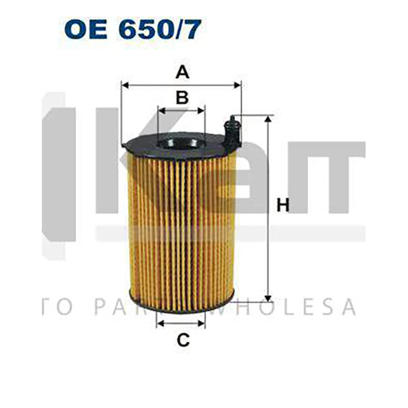 059115561D-59198405 YAĞ FİLTRESİ VW TOUAREG / AUDI Q7 / A6 / PORSCHE CAYENNE (CVVA / CJGD / CRCA 3.0 TDI) 08- İTHAL