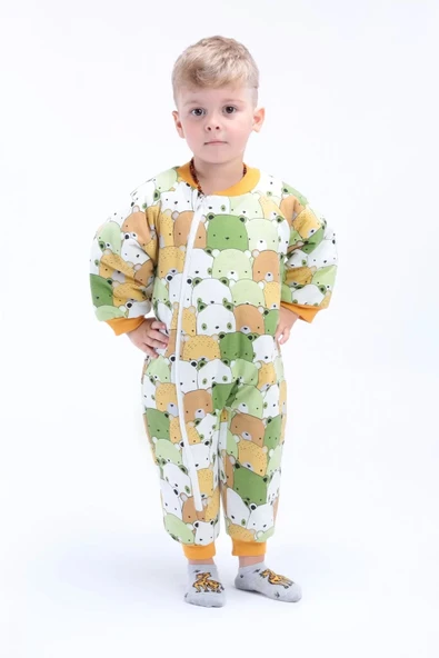 Eterelle Ayıcık Desenli Çocuk Uyku Tulumu