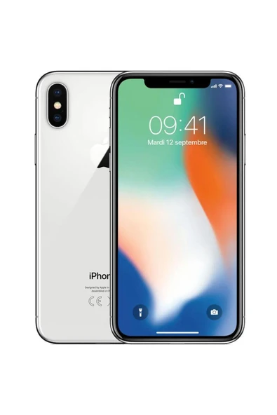 Yenilenmiş APPLE IPHONE X 64GB -A Kalite- Gümüş