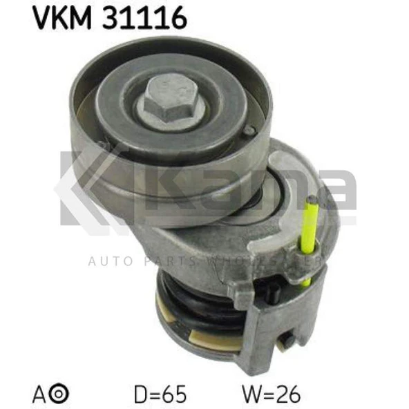 03C145299A-03C145299AF V-KAYIŞ GERGİSİ KOMPLE VW GOLF-5 / JETTA / PASSAT / TIGUAN / AUDI A3 (BLG/BMY/CAVA/1.4TSI) 04-11 İTHAL