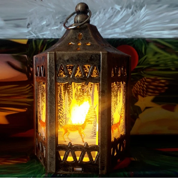 6GEN NOEL BABA GEYİĞİ YILBAŞI FENERİ NOEL GEYİĞİ GEMİCİ FENERİ IŞIKLI FENER YILBAŞI SÜSLERİ YILBAŞI HEDİYELERİ ürün görseli