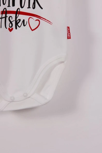 Eterelle Abisinin Minik Aşkı Desenli Askılı Unisex Body - Resim 2