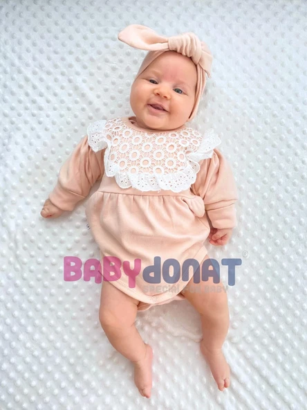 Eterelle Karpuz Kollu Kız Bebek Tulum