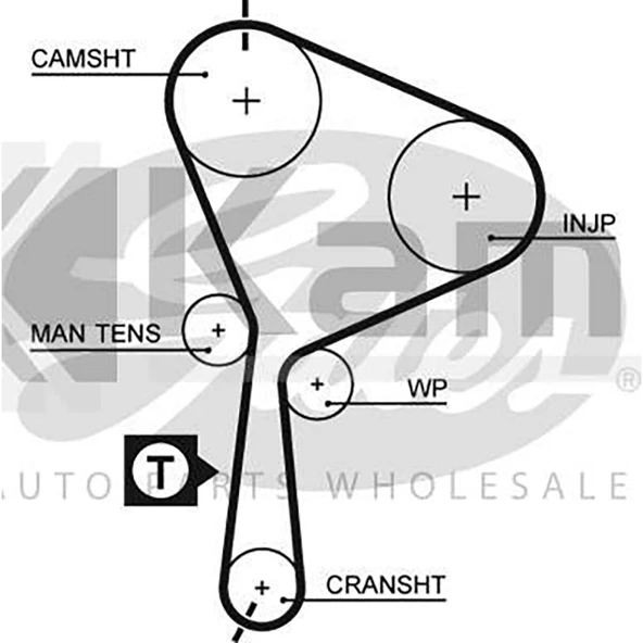 4430892 EKSANTRİK KAYIŞI (132 DİŞ / 26mm) OPEL VIVARO (1.9DI-DTI) 01- / NISSAN PRIMASTER (1.9dCI) 01- / RENAULT TRAFIC-II (1.9dCI) 01- / VOLVO İTHAL ürün görseli
