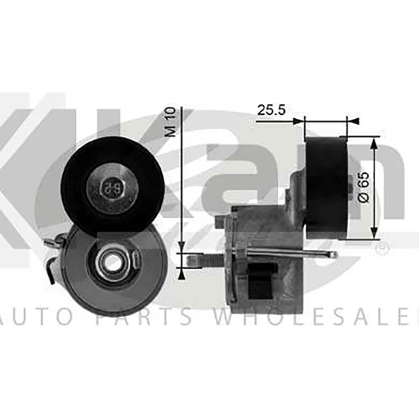 4708770-6340554 KANALLI KAYIŞ GERGİSİ KOMPLE (T39281) OPEL CORSA-E (1.3CDTI) 15- / CORSA-D (1.3CDTI) 07-14 / ASTRA-J (1.3CDTI) 09- / ASTRA-H (1.3CDTI) 04- İTHAL ürün görseli