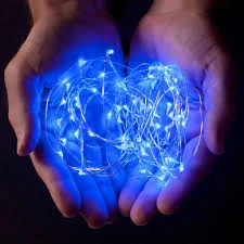 MİKRO PERİ LEDLİ PİLLİ MAVİ LED IŞIK MAVİ PİLLİ IŞIK 10 METRE MAVİ PİLLİ IŞIK MAVİ YILBAŞI AĞACI IŞIĞI MAVİ NOEL AĞACI IŞIĞI ürün görseli