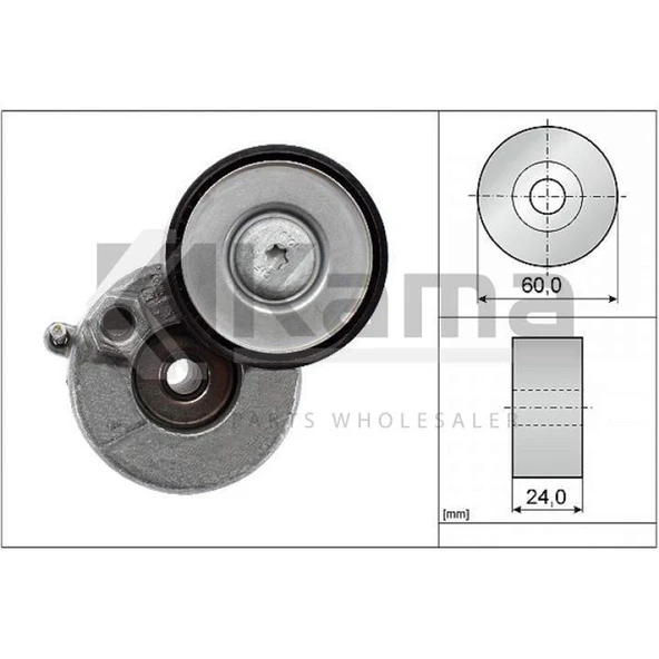 04L145299B KANALLI V-KAYIŞ GERGİSİ KOMPLE VW CRAFTER / TRANSPORTER-T6 (2.0TDI / DAVA / DAUB / CXEC / CXHB) 16- İTHAL