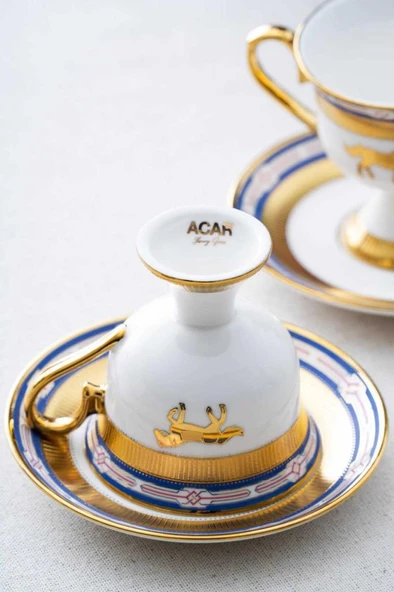 Acar HXF-06548 Taylor 6lı Kahve Fincan Takımı - 5