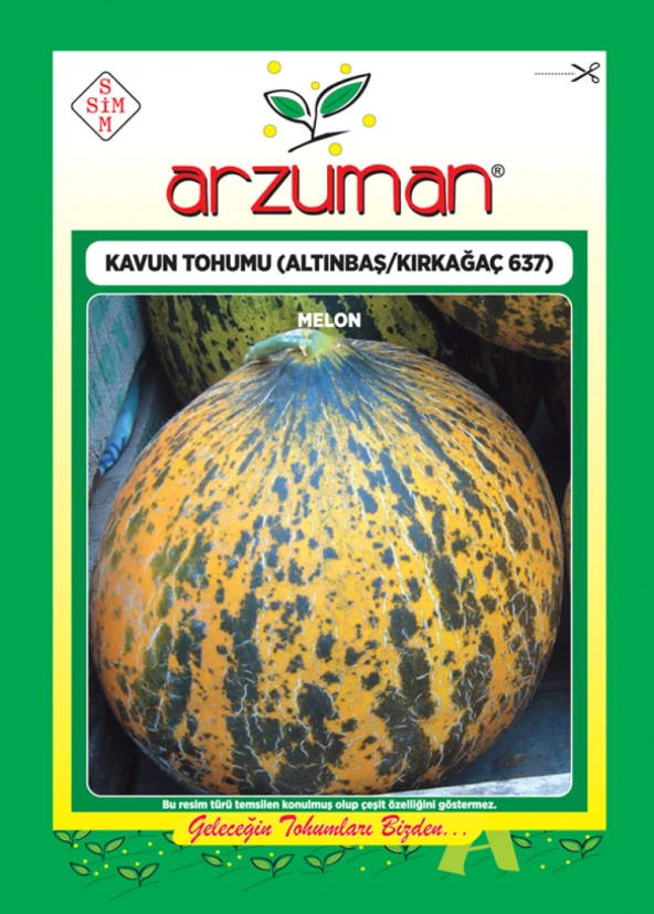 KIRKAĞAÇ 637 (ALTINBAŞ) KAVUN TOHUMU 10 GR ORT 200 AD TOHUM ürün görseli 1