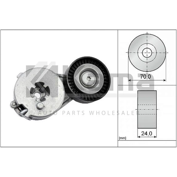 06H903133G-06H903133F V-KAYIŞ GERGİSİ KOMPLE AUDI A4 / A5 / Q5 (CFPA/CJKA/CAEB /CDHA/1.8TFSI) 08- İTHAL ürün görseli