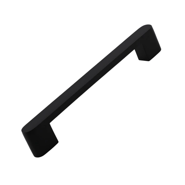 Uhud Kulp 128 mm Siyah Metal Mutfak Mobilya Çekmece Mutfak Dolap Dolabı Kulpları Kapak Kulbu 12.8 cm - 4