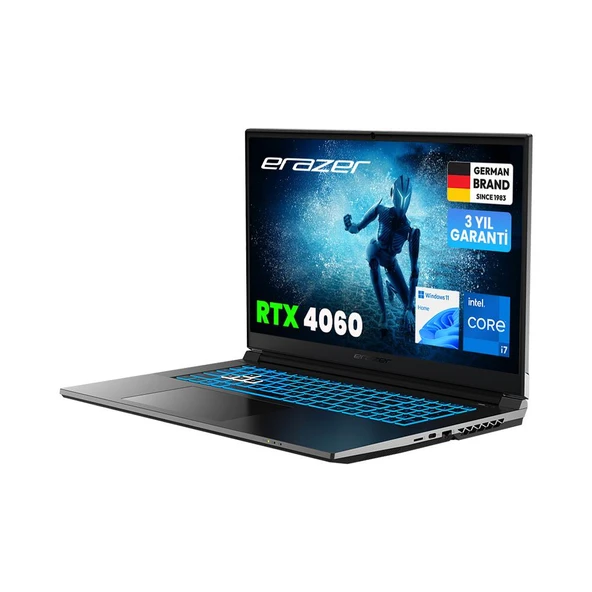 Erazer Defender P50i MD62643 Intel Core i7-12650H 16GB 1TB SSD RTX4060 Win11H 17" FHD 144Hz Oyun Bilgisayarı - 4