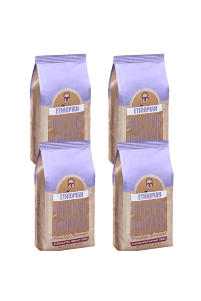 Kurukahveci Mehmet Efendi Ethiopian  Filtre Kahve 4 x 250 G