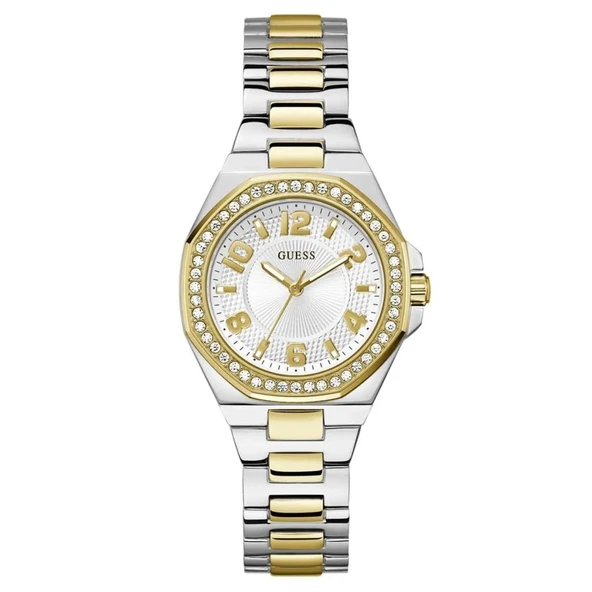 GUESS GUGW0877L5 ALTIN KAPLAMA TAŞLI KADIN KOL SAATİ