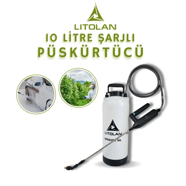 Zirai İlaçlama Pompası Şarjlı 10 Lt - 3
