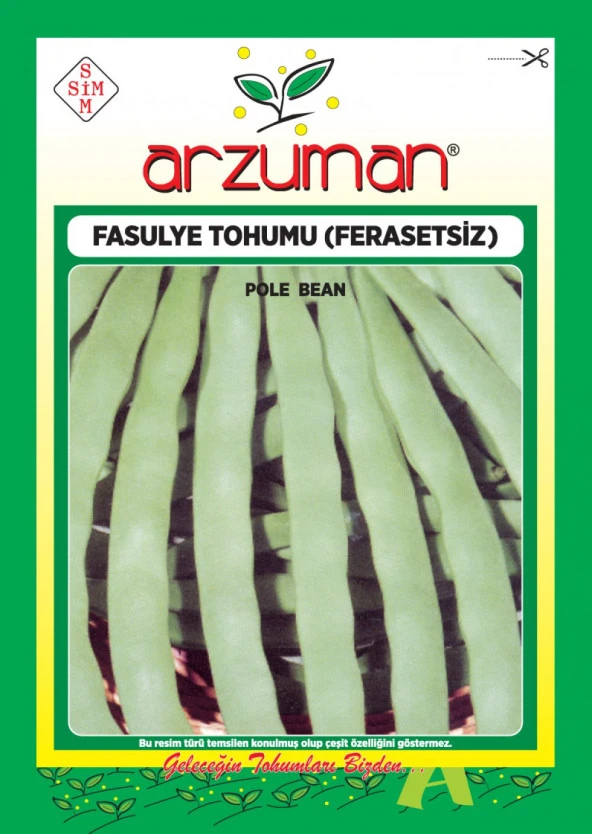 FERASETSİZ SIRIK FASULYE TOHUMU 50 GR ürün görseli 1