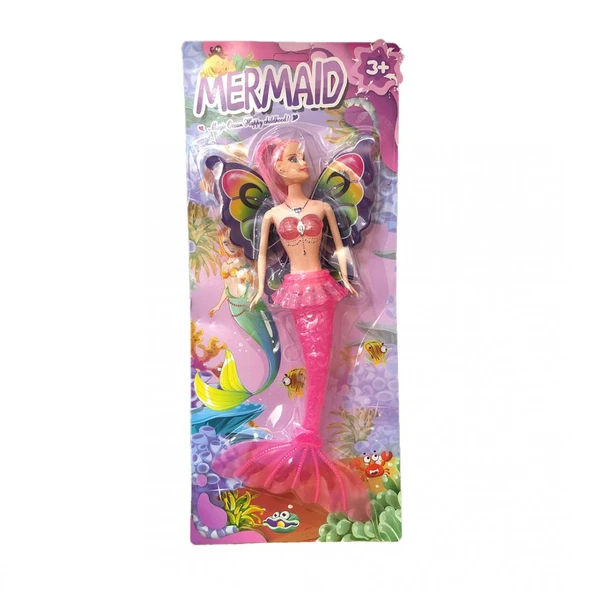 Kelebek Kanatlı Işıklı Deniz Kızı 32 cm