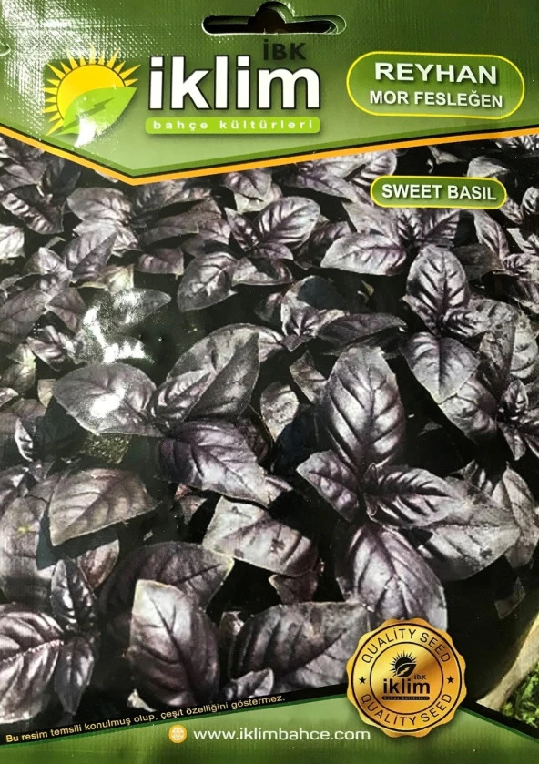 MOR REYHAN (FESLEĞEN) TOHUMU 1 GR ORT 700 TOHUM ürün görseli 1