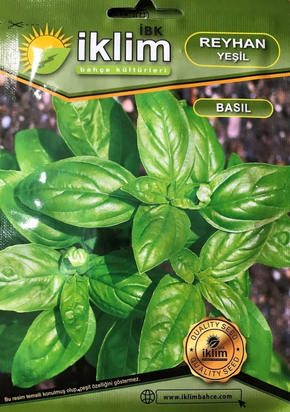 YEŞİL REYHAN (FESLEĞEN) TOHUMU 1 GR ORT 700 AD TOHUM ürün görseli