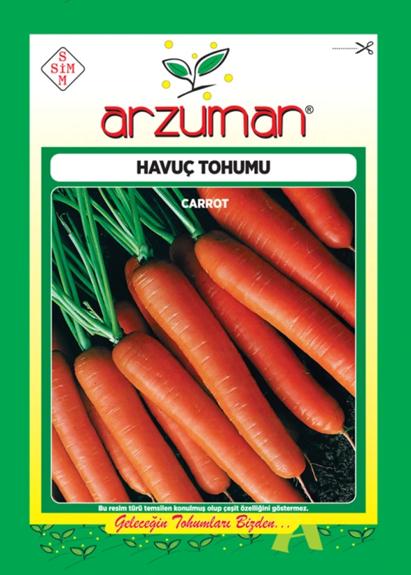 HAVUÇ TOHUMU 10 GR ORT 6000 AD TOHUM ürün görseli 1