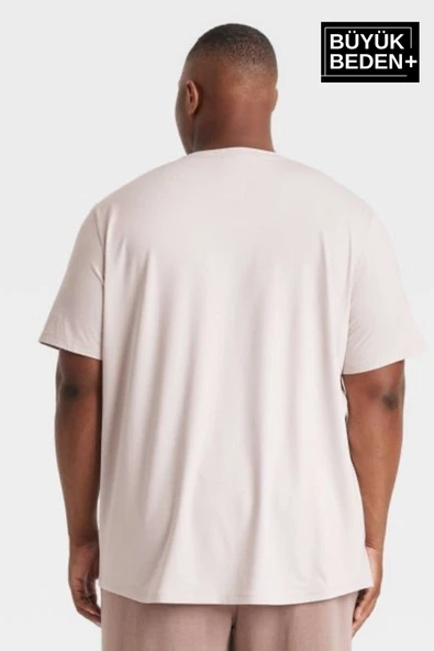 Erkek Büyük Beden Bisiklet Yaka Tshırt SPRBTS10 - Resim 10