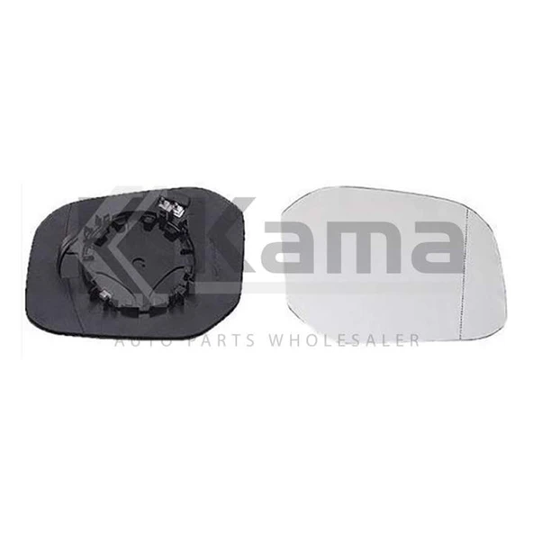 2K5857521 DIŞ DİKİZ AYNA CAMI SOL VW CADDY 16- İTHAL