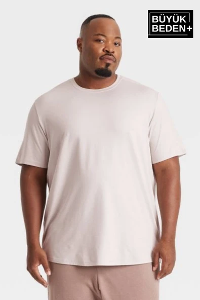 Erkek Büyük Beden Bisiklet Yaka Tshırt SPRBTS10 - Resim 8