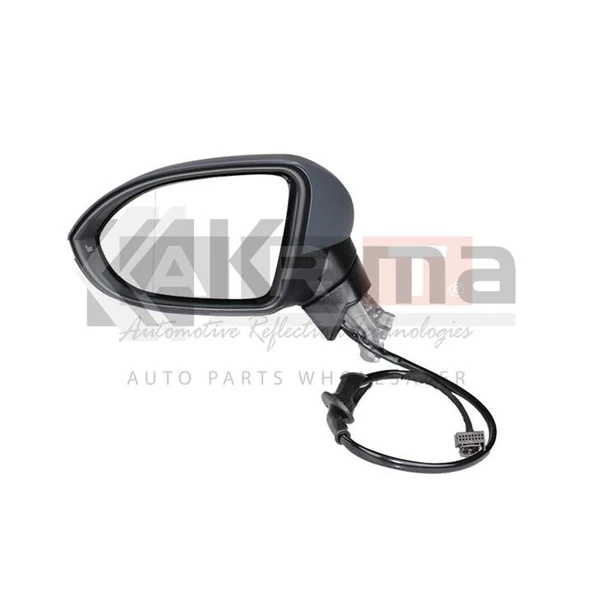 3G1857507BK-3G1857507BK9B9 DIŞ DİKİZ AYNASI SOL (ELETRİKLİ/KATLANIR/SİNYALLİ) VW PASSAT 15- İTHAL