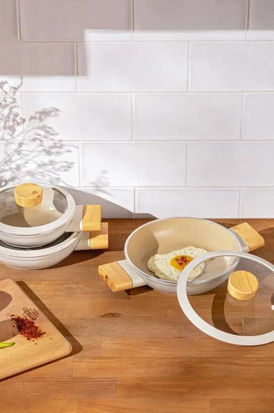 Emsan Swiss Cyrstal Sahan Set 6 Parça Krem