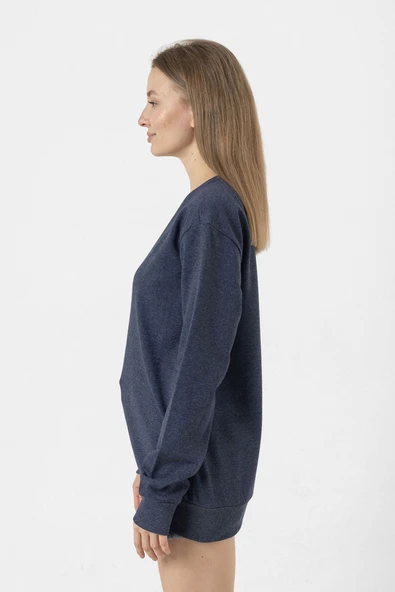 İndigo Kadın Basic Sweatshirt - Resim 2