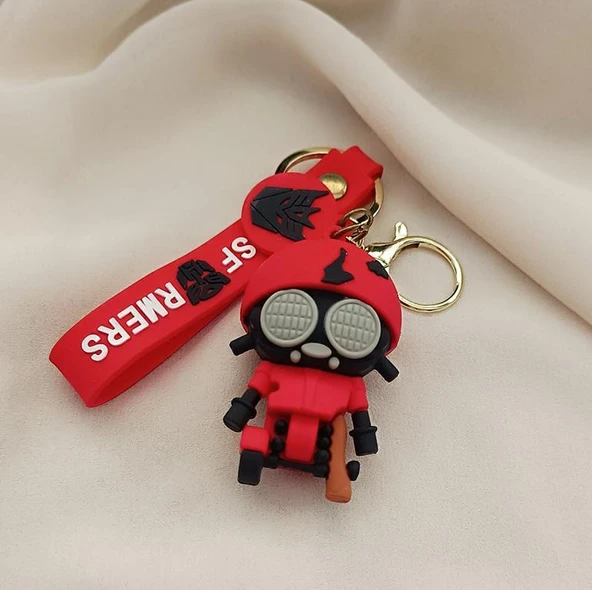 Transsformers Anahtarlık Silikon Kartlık Karvizitlik Oyuncak Çanta Süsü - Resim 3