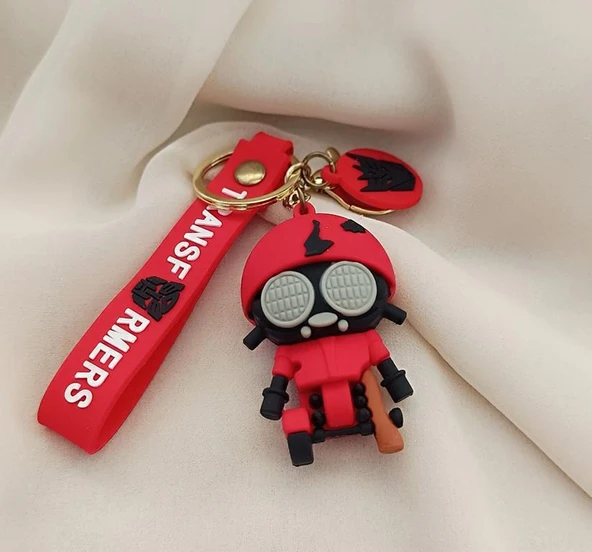 Transsformers Anahtarlık Silikon Kartlık Karvizitlik Oyuncak Çanta Süsü ürün görseli 1